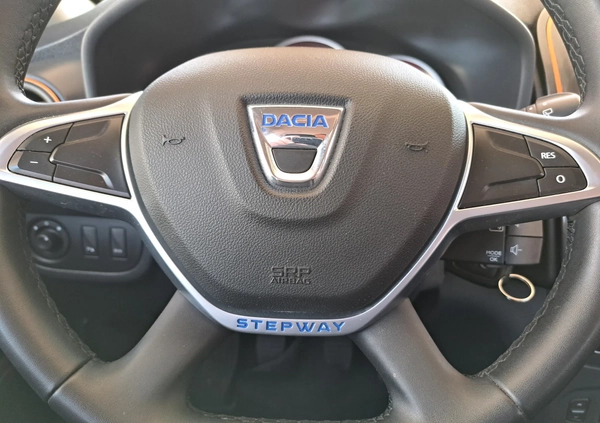 Dacia Sandero Stepway cena 38900 przebieg: 53000, rok produkcji 2017 z Ostrów Wielkopolski małe 529